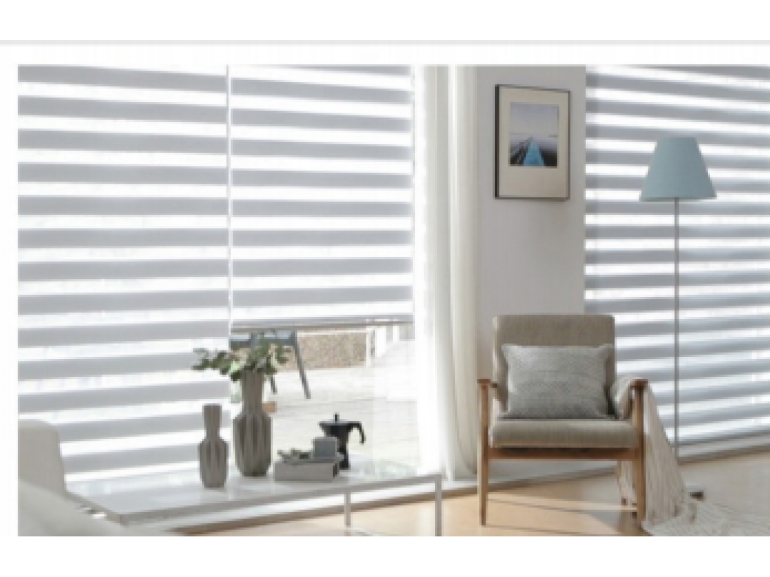 Linen Like Zebra Blinds B5