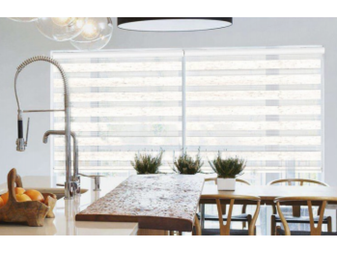 Linen Like Zebra Blinds B5
